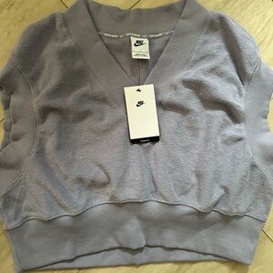 Nike Sportswear Purple V-Neck Vest